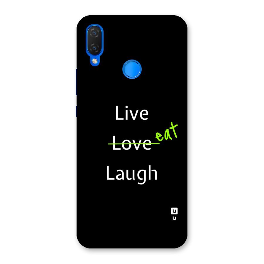 Live Eat Laugh Back Case for Huawei P Smart Plus