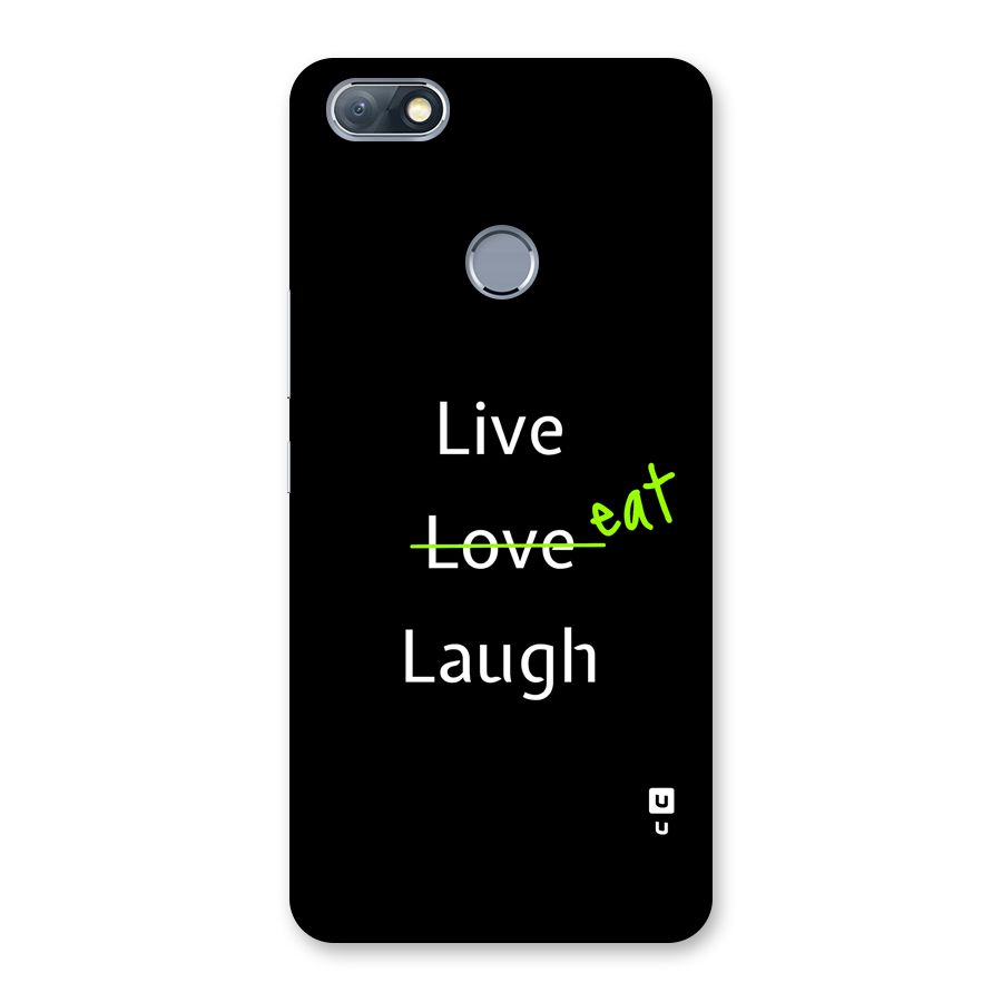 Live Eat Laugh Back Case for Infinix Note 5