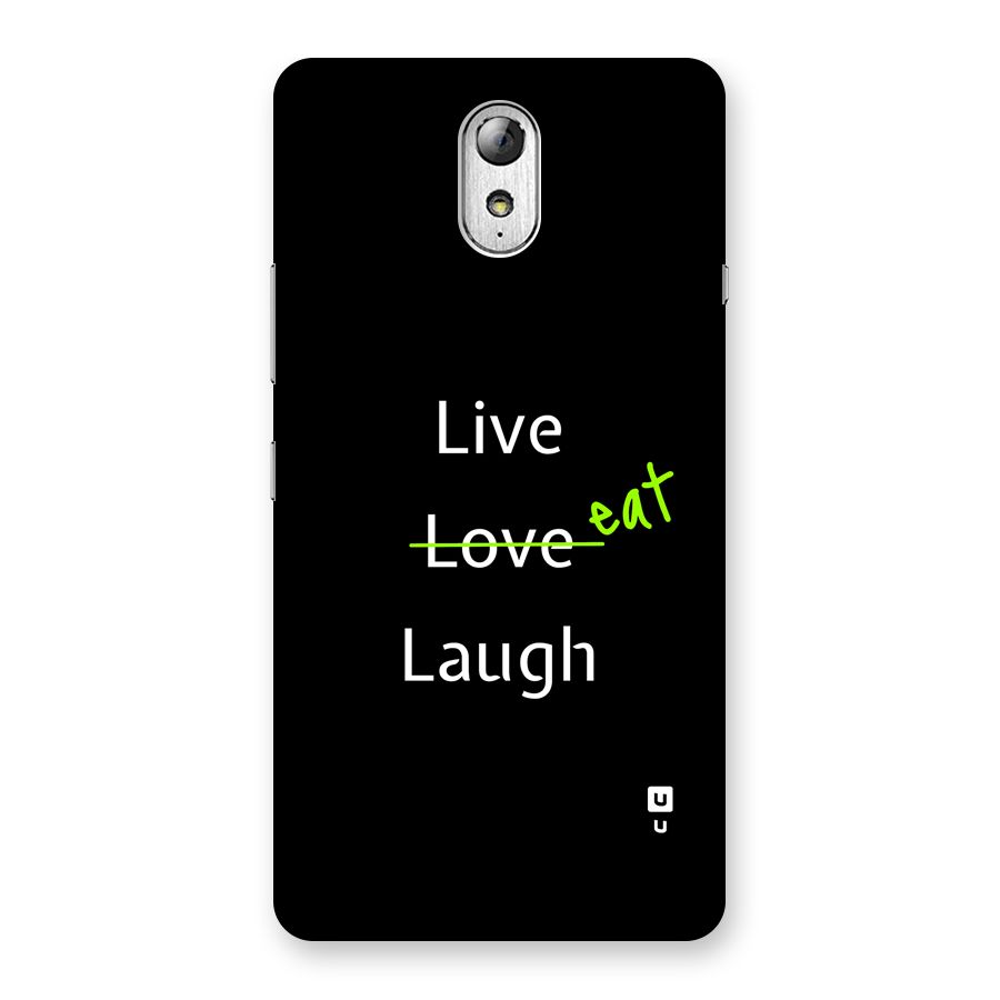 Live Eat Laugh Back Case for Lenovo Vibe P1M