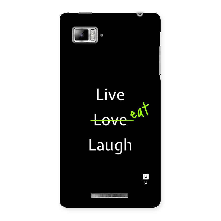 Live Eat Laugh Back Case for Lenovo Vibe Z K910