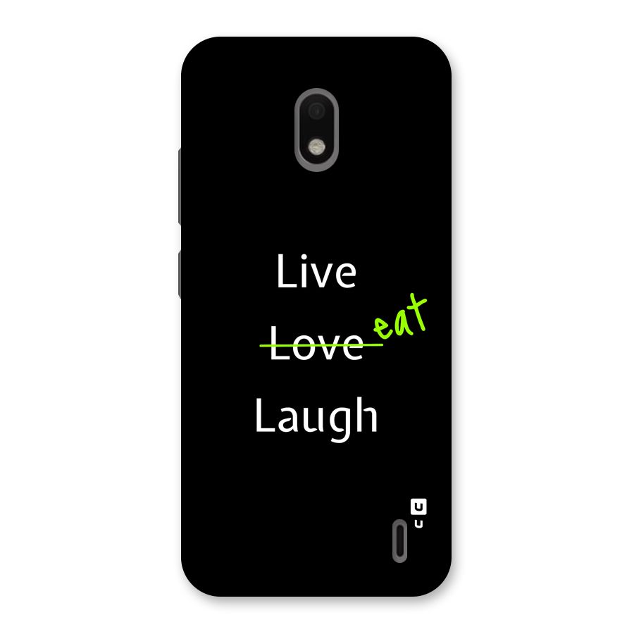 Live Eat Laugh Back Case for Nokia 2.2