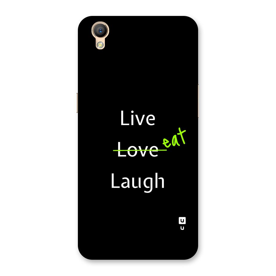 Live Eat Laugh Back Case for Oppo A37