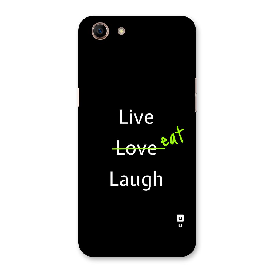 Live Eat Laugh Back Case for Oppo A83 (2018)