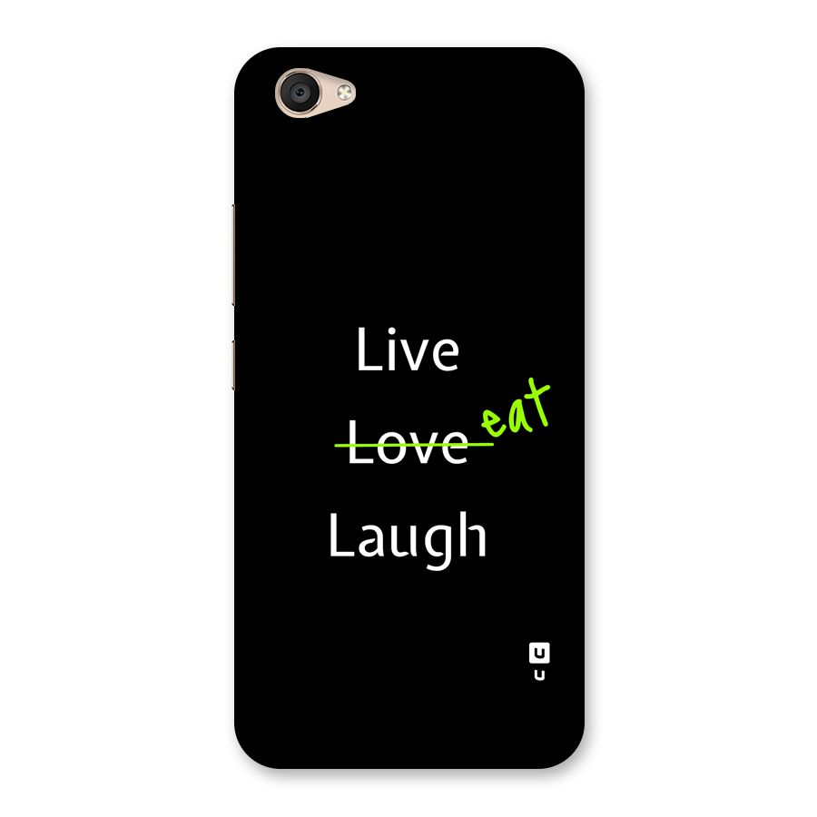 Live Eat Laugh Back Case for Vivo V5 Plus