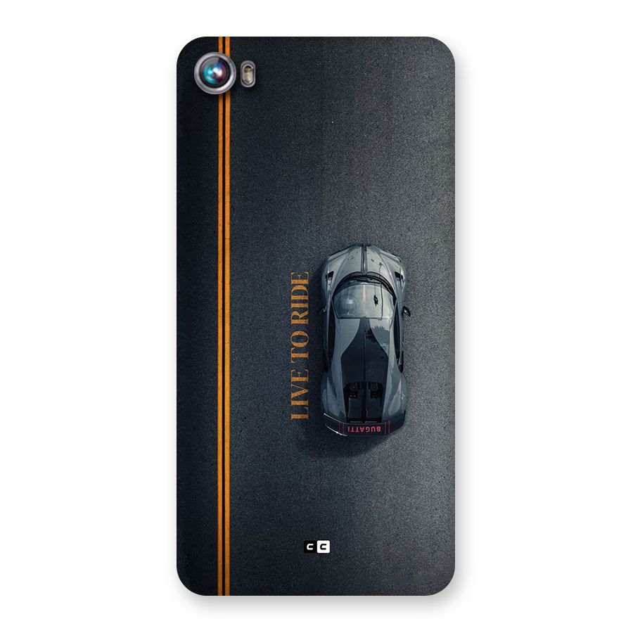 Live To Ride Back Case for Canvas Fire 4 (A107)