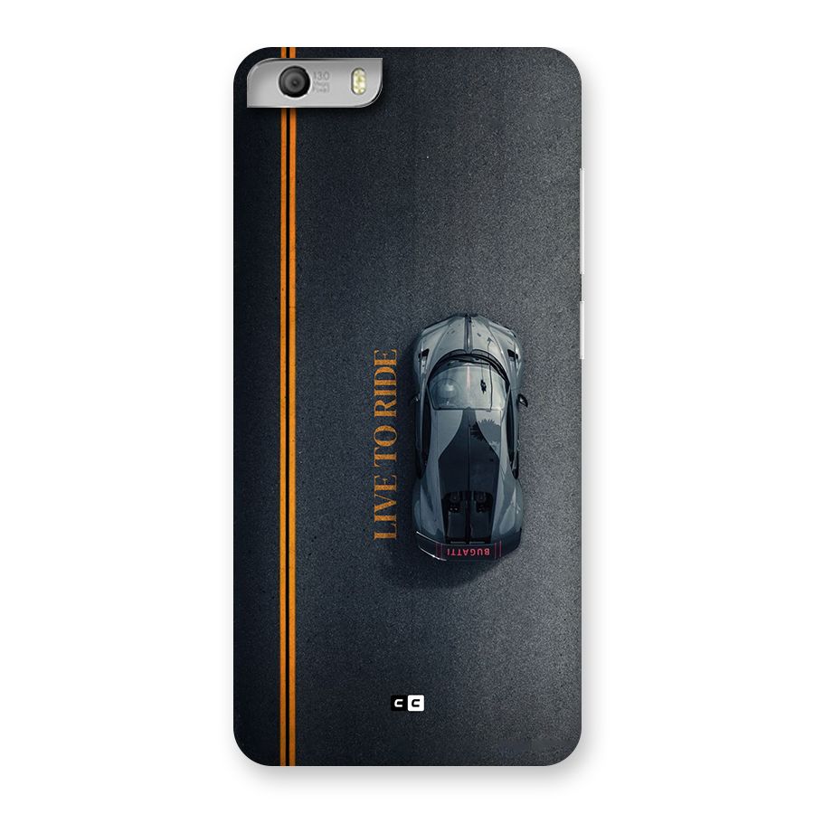 Live To Ride Back Case for Canvas Knight 2