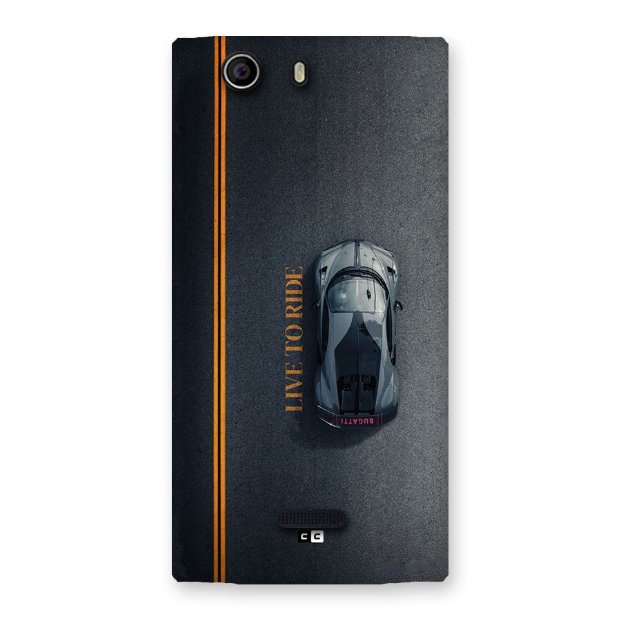 Live To Ride Back Case for Canvas Nitro 2 E311
