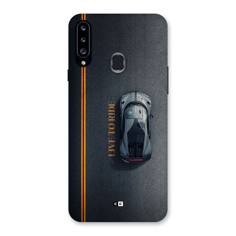 Live To Ride Back Case for Galaxy A20s