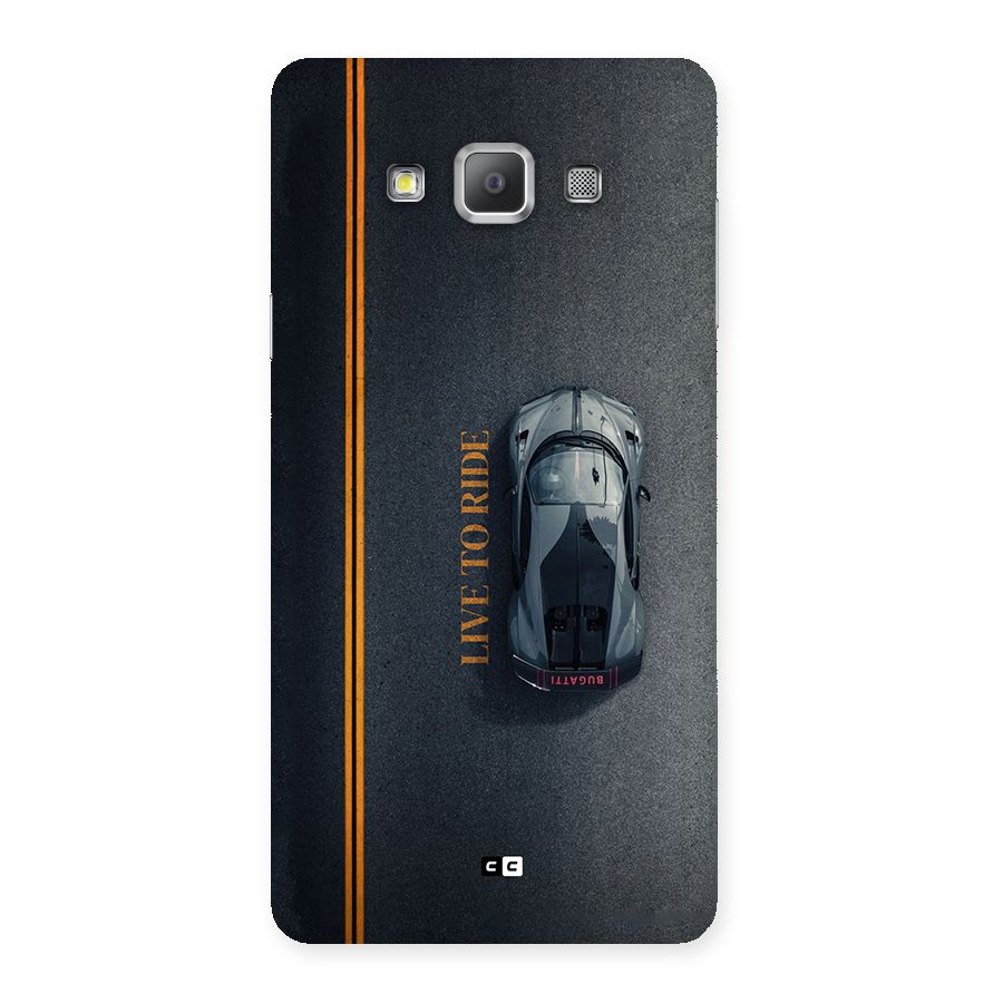 Live To Ride Back Case for Galaxy A7