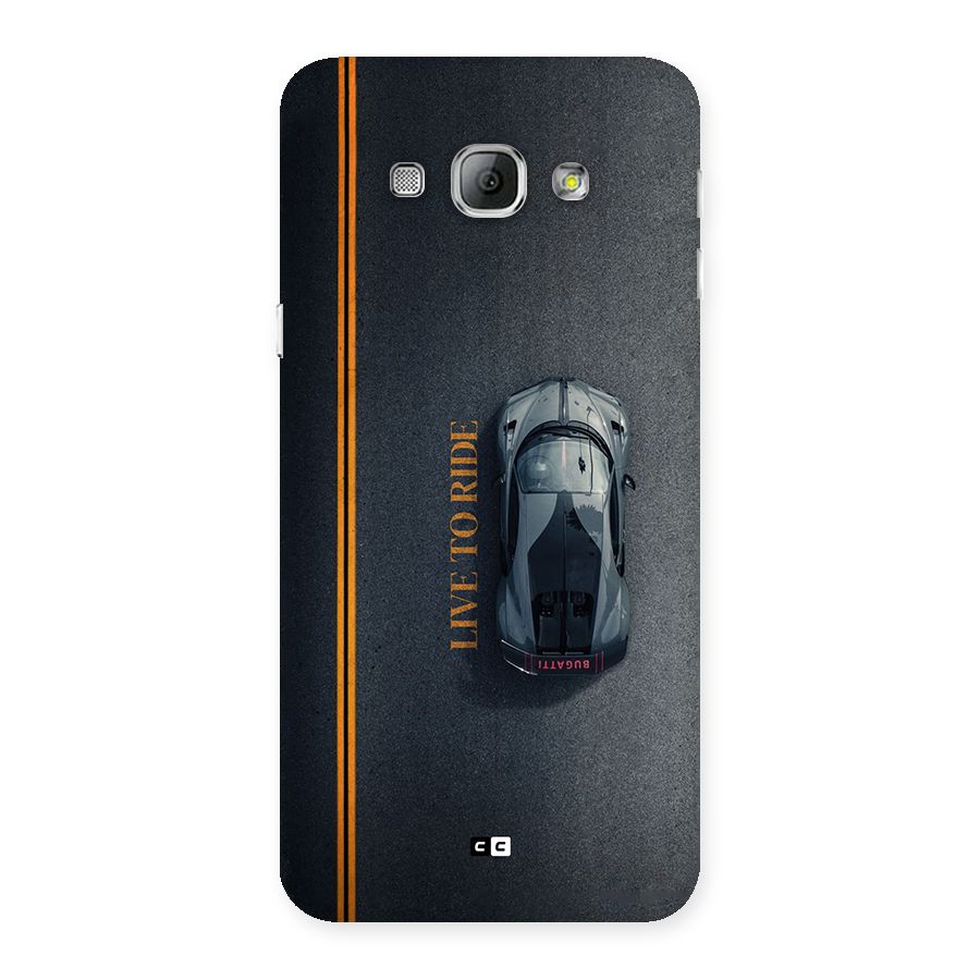 Live To Ride Back Case for Galaxy A8