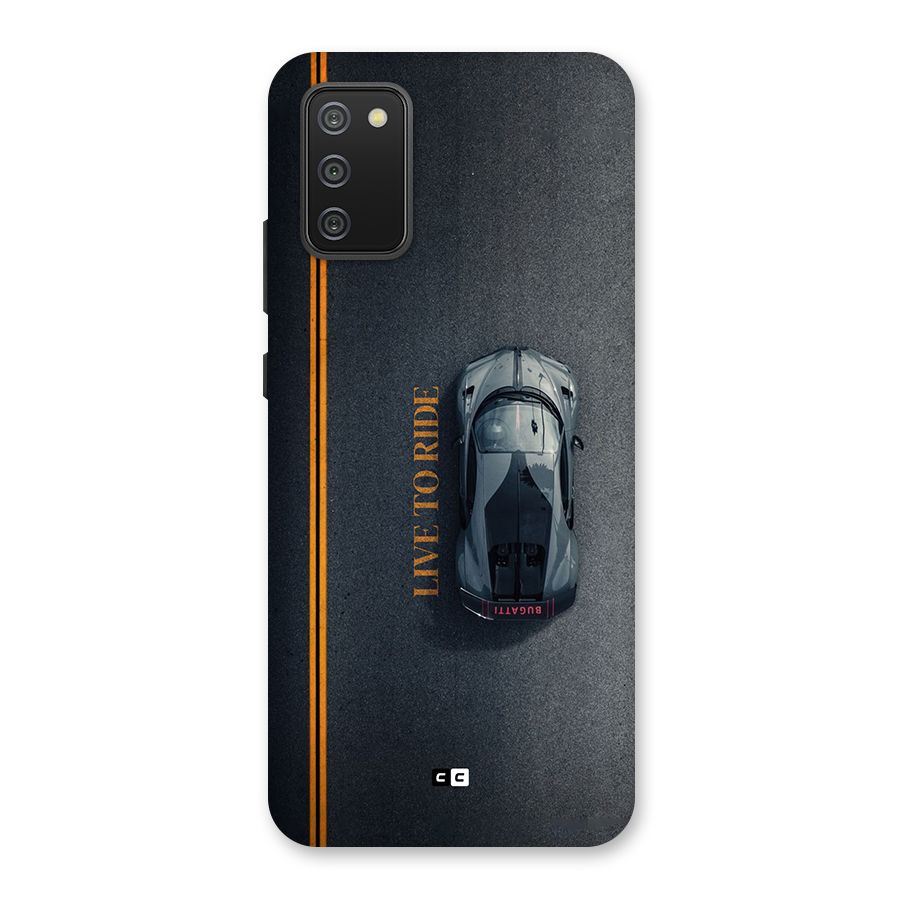 Live To Ride Back Case for Galaxy M02s