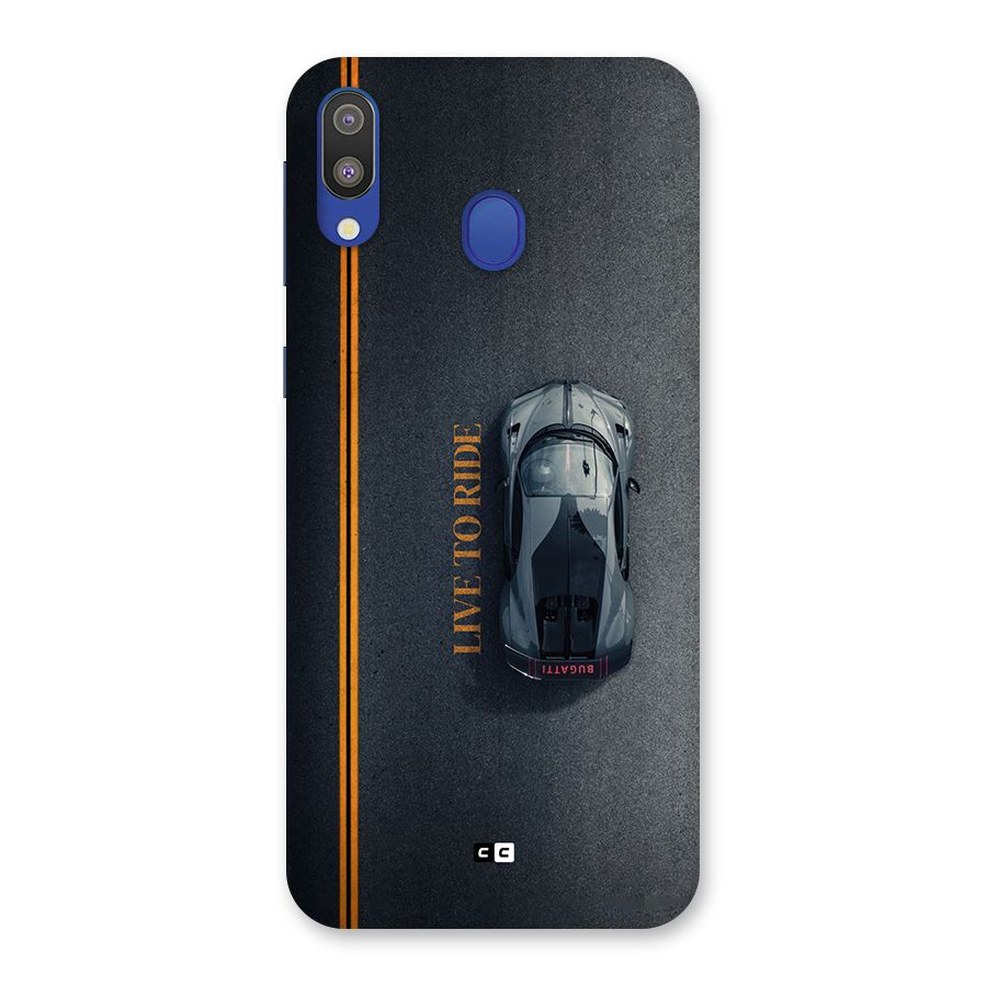 Live To Ride Back Case for Galaxy M20