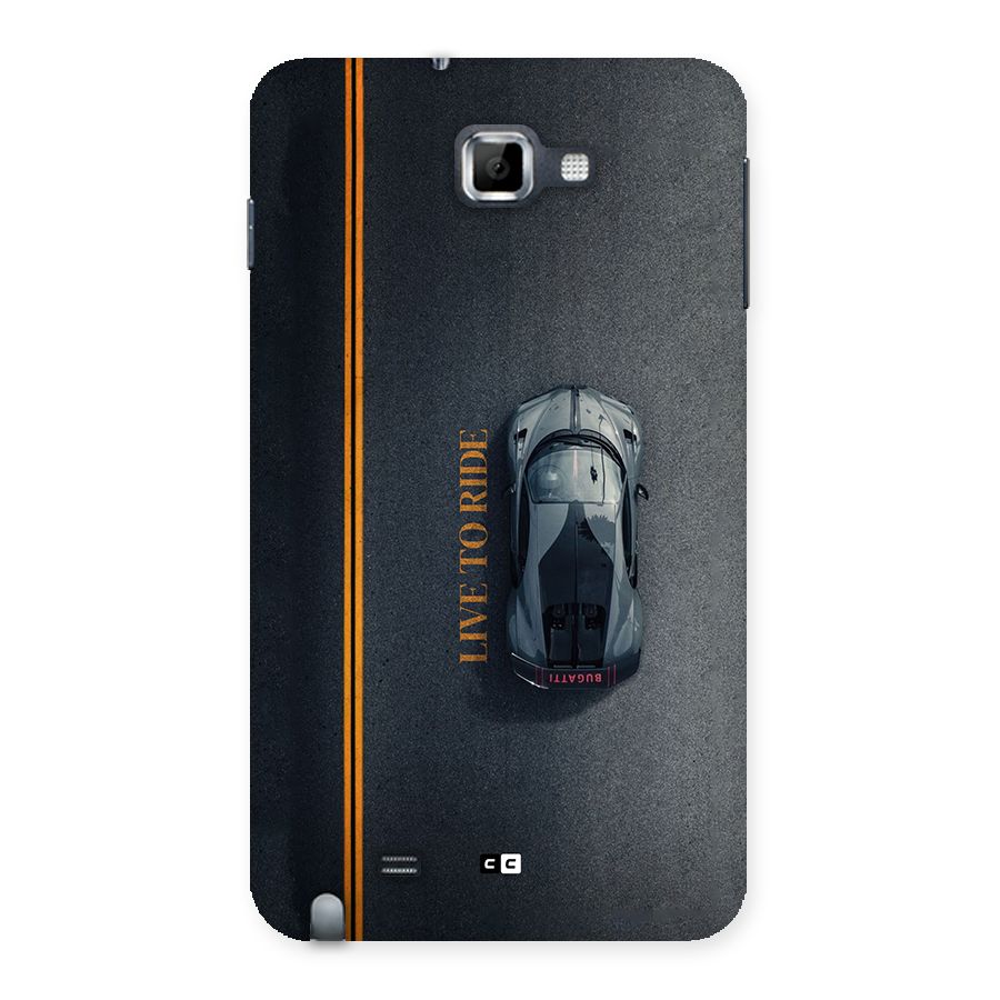 Live To Ride Back Case for Galaxy Note