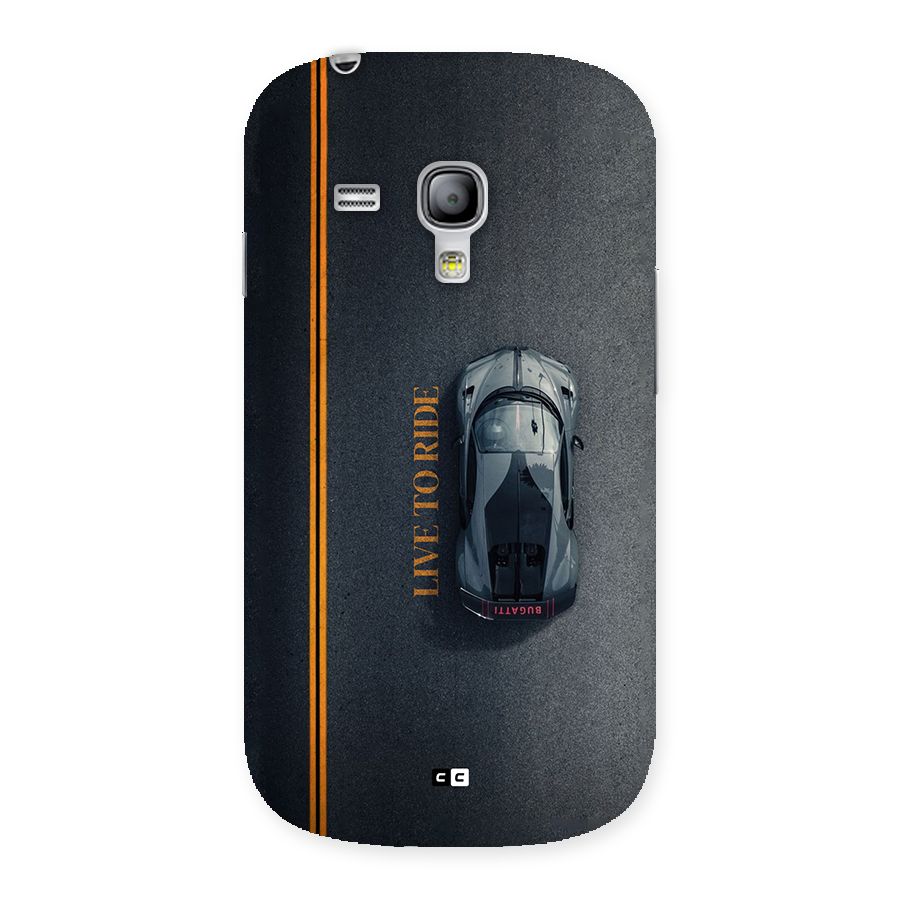 Live To Ride Back Case for Galaxy S3 Mini