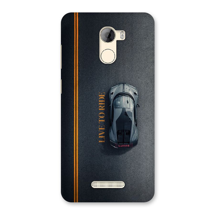 Live To Ride Back Case for Gionee A1 LIte