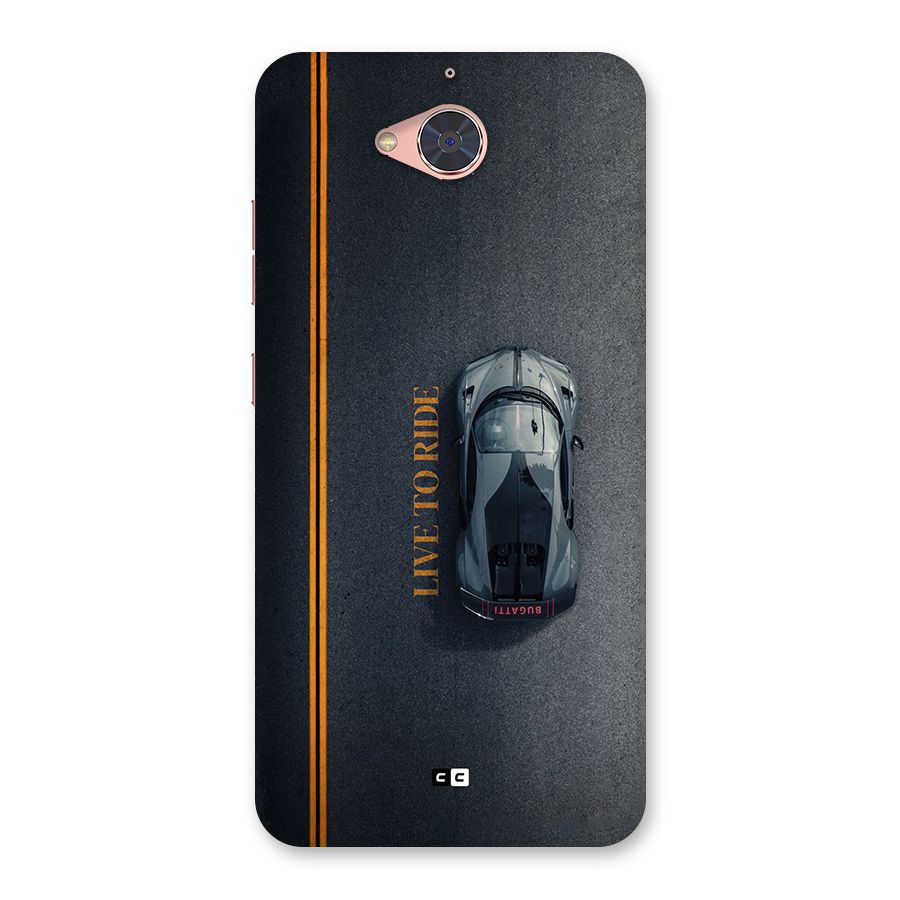 Live To Ride Back Case for Gionee S6 Pro
