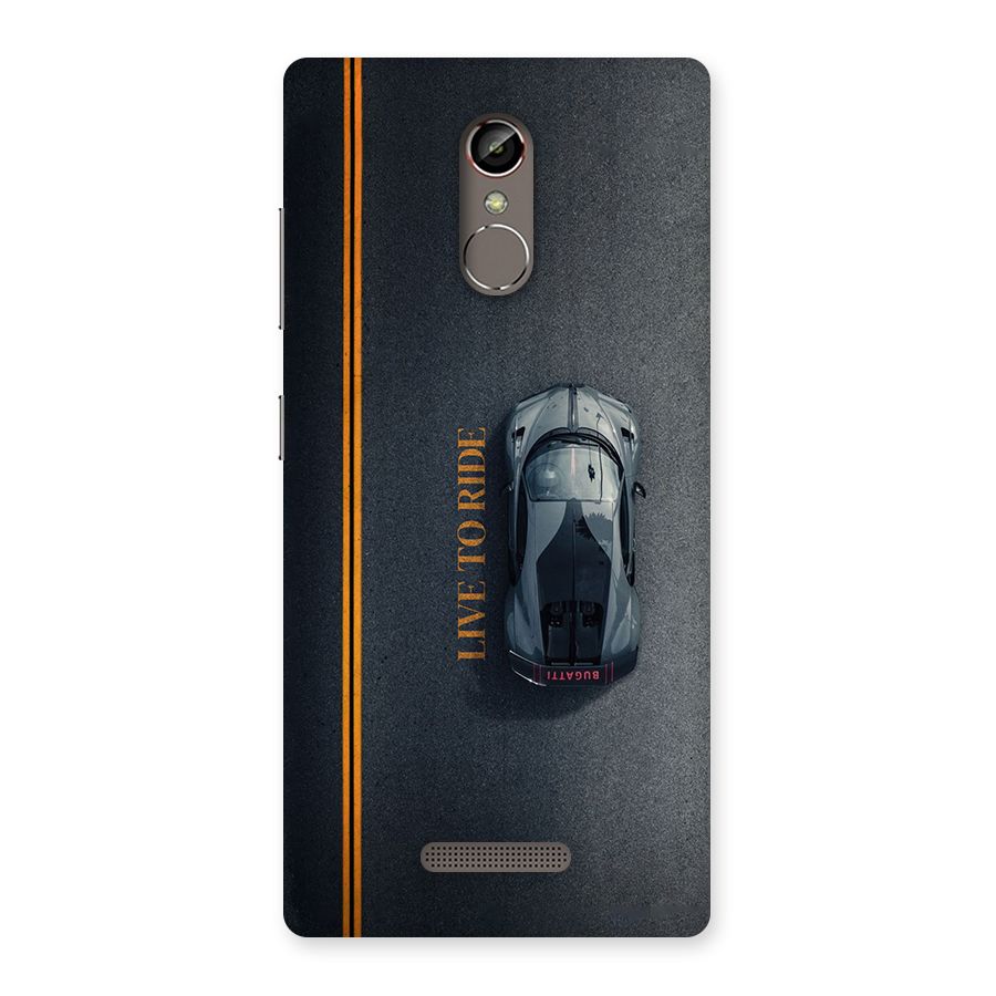 Live To Ride Back Case for Gionee S6s
