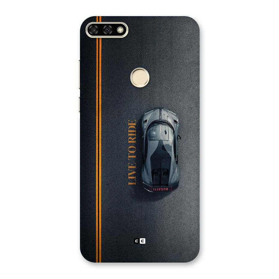 Live To Ride Back Case for Honor 7A