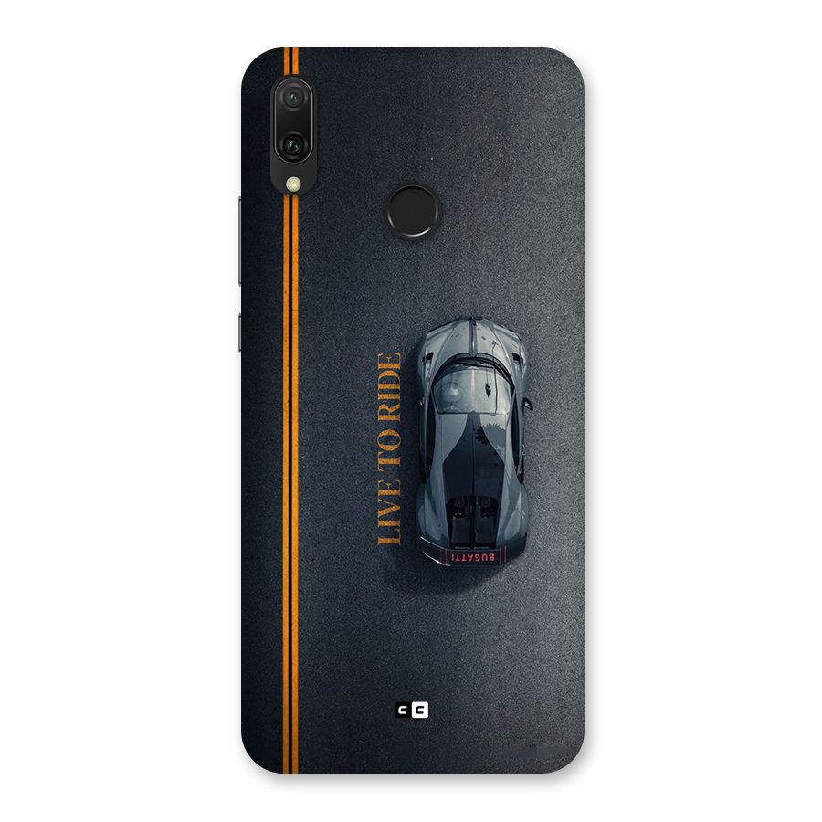 Live To Ride Back Case for Huawei Y9 (2019)