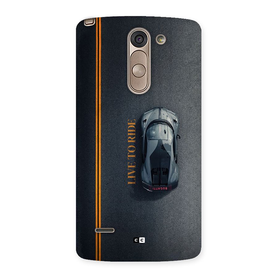 Live To Ride Back Case for LG G3 Stylus