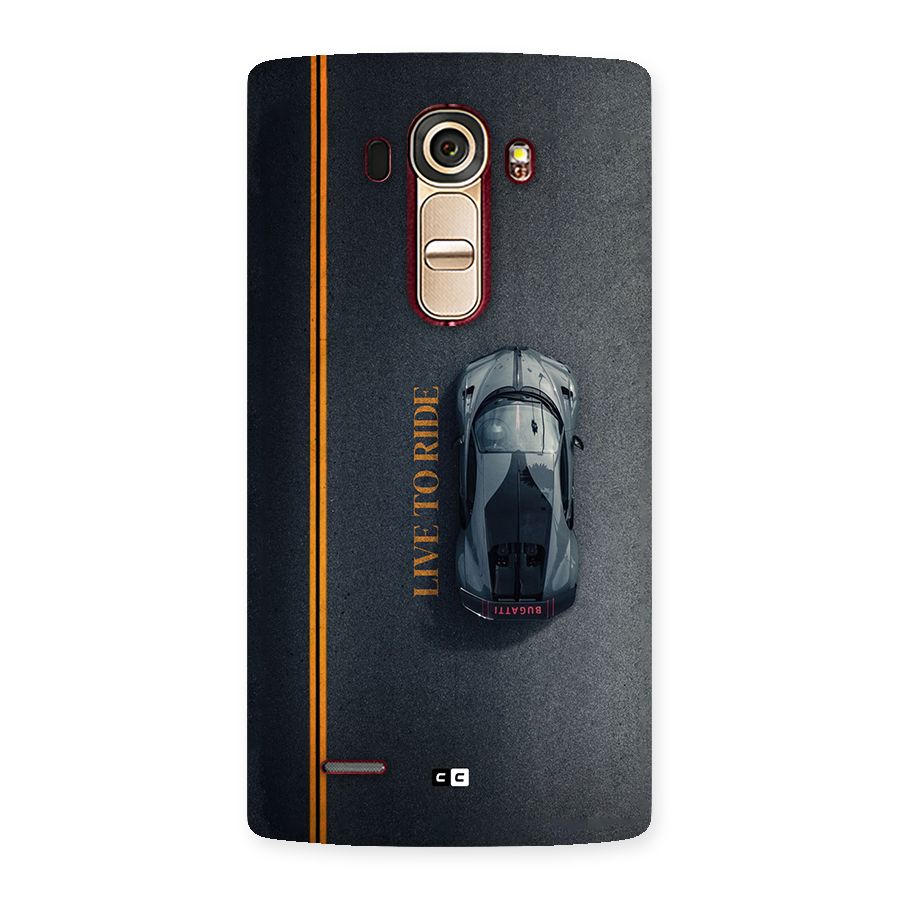Live To Ride Back Case for LG G4