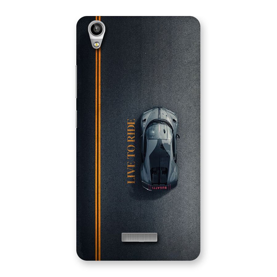 Live To Ride Back Case for Lava Pixel V1