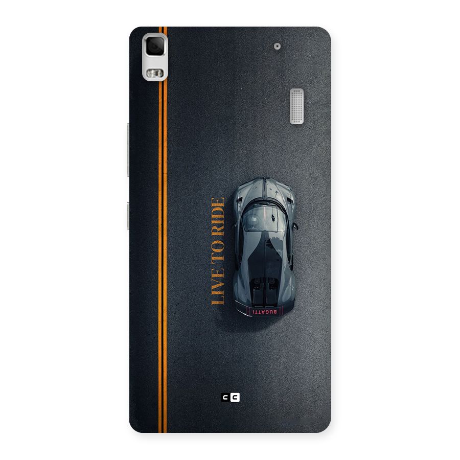 Live To Ride Back Case for Lenovo A7000