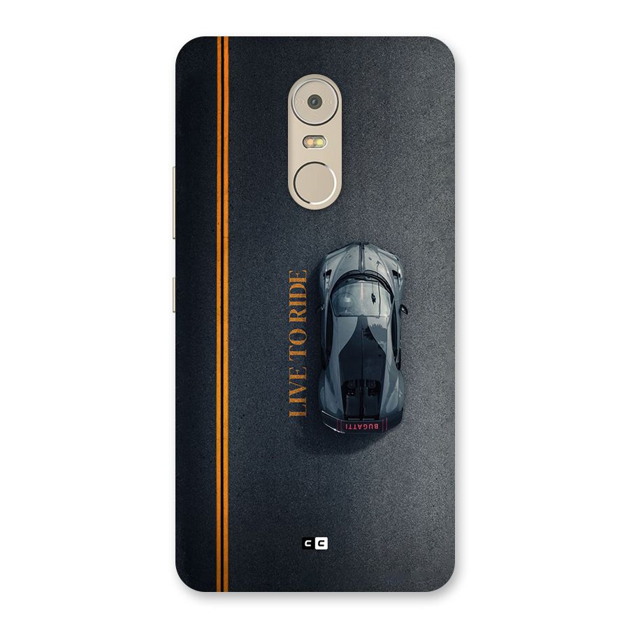 Live To Ride Back Case for Lenovo K6 Note