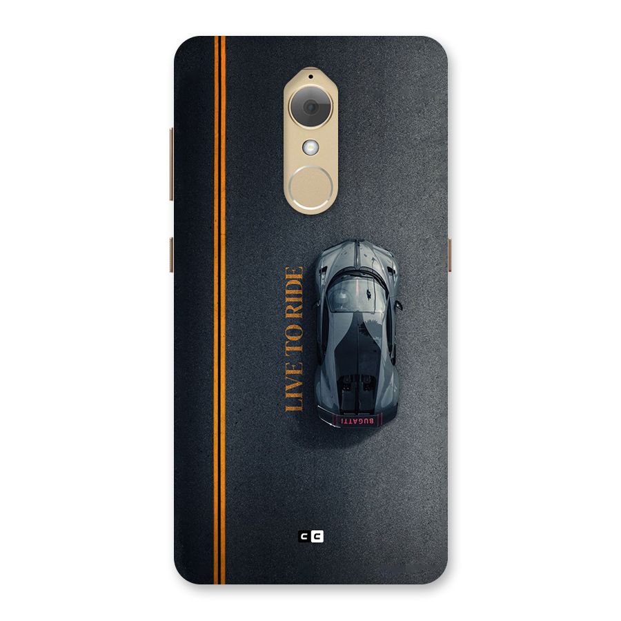 Live To Ride Back Case for Lenovo K8