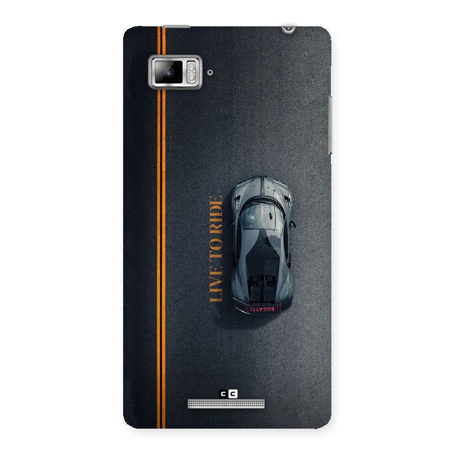 Live To Ride Back Case for Lenovo Vibe Z K910