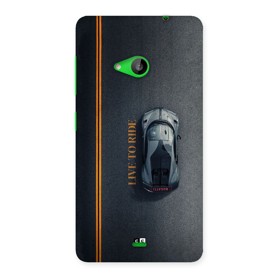 Live To Ride Back Case for Lumia 535