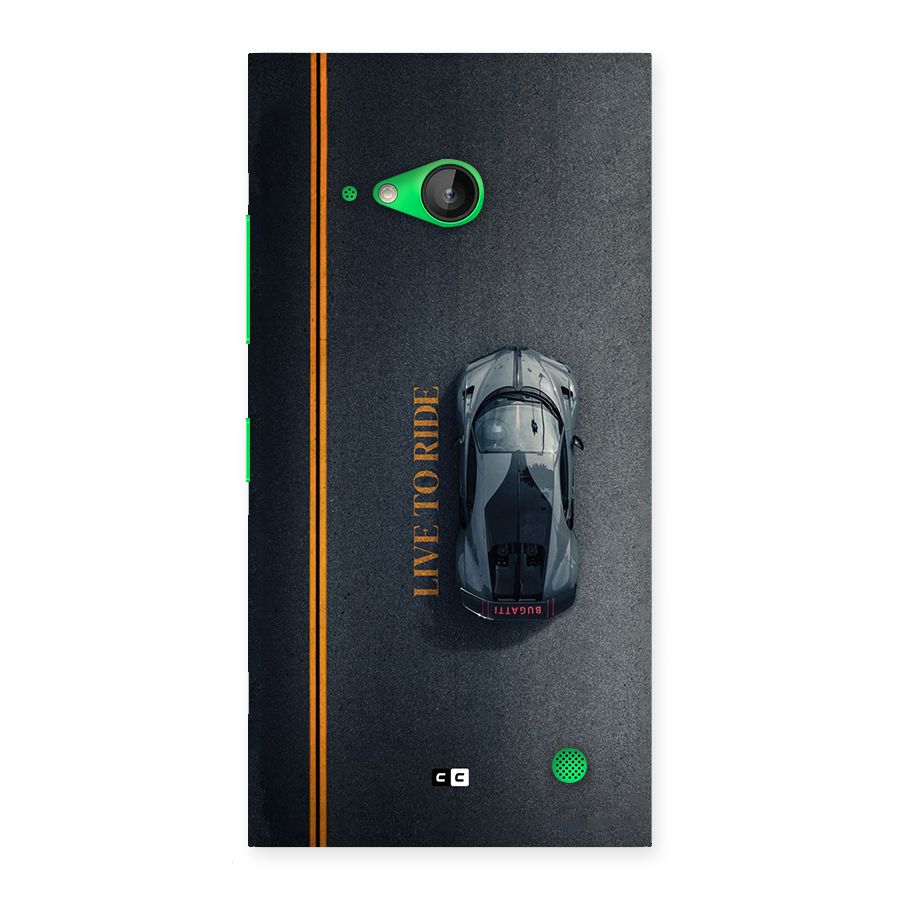 Live To Ride Back Case for Lumia 730