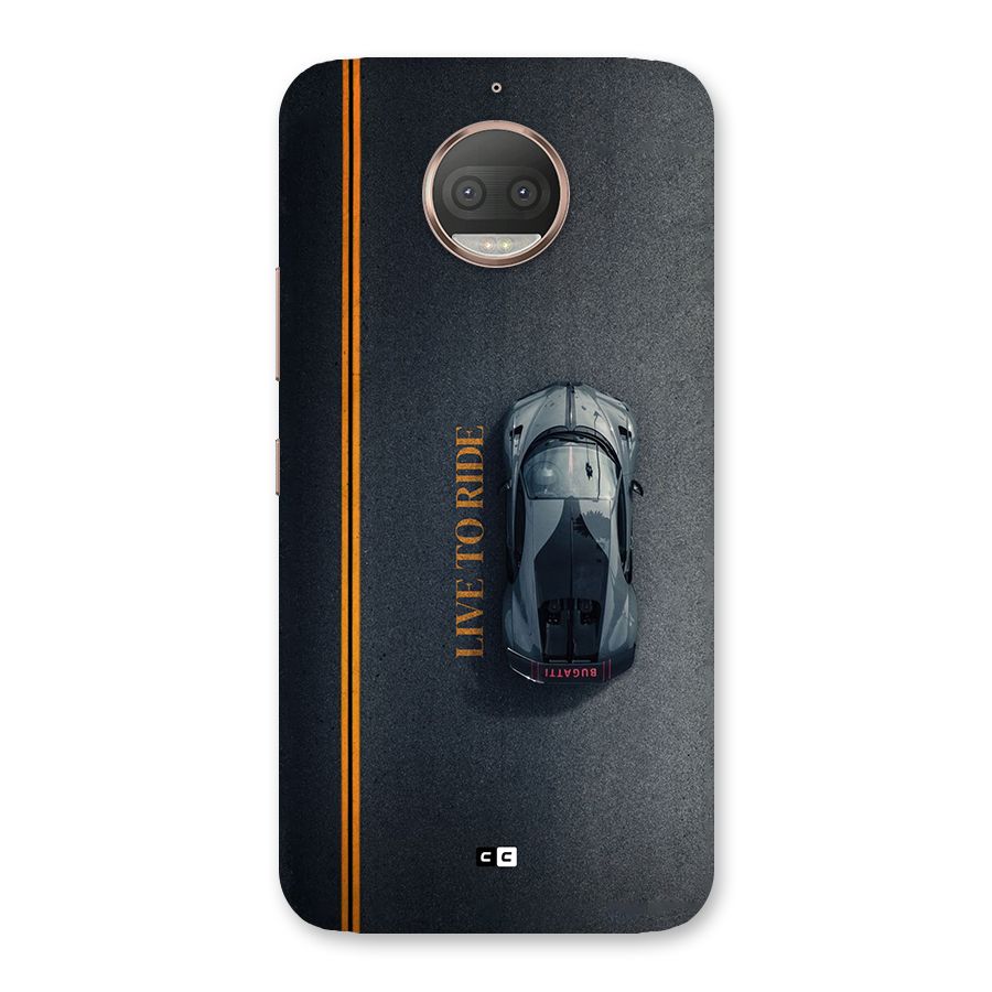 Live To Ride Back Case for Moto G5s Plus