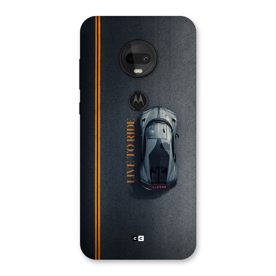 Live To Ride Back Case for Moto G7