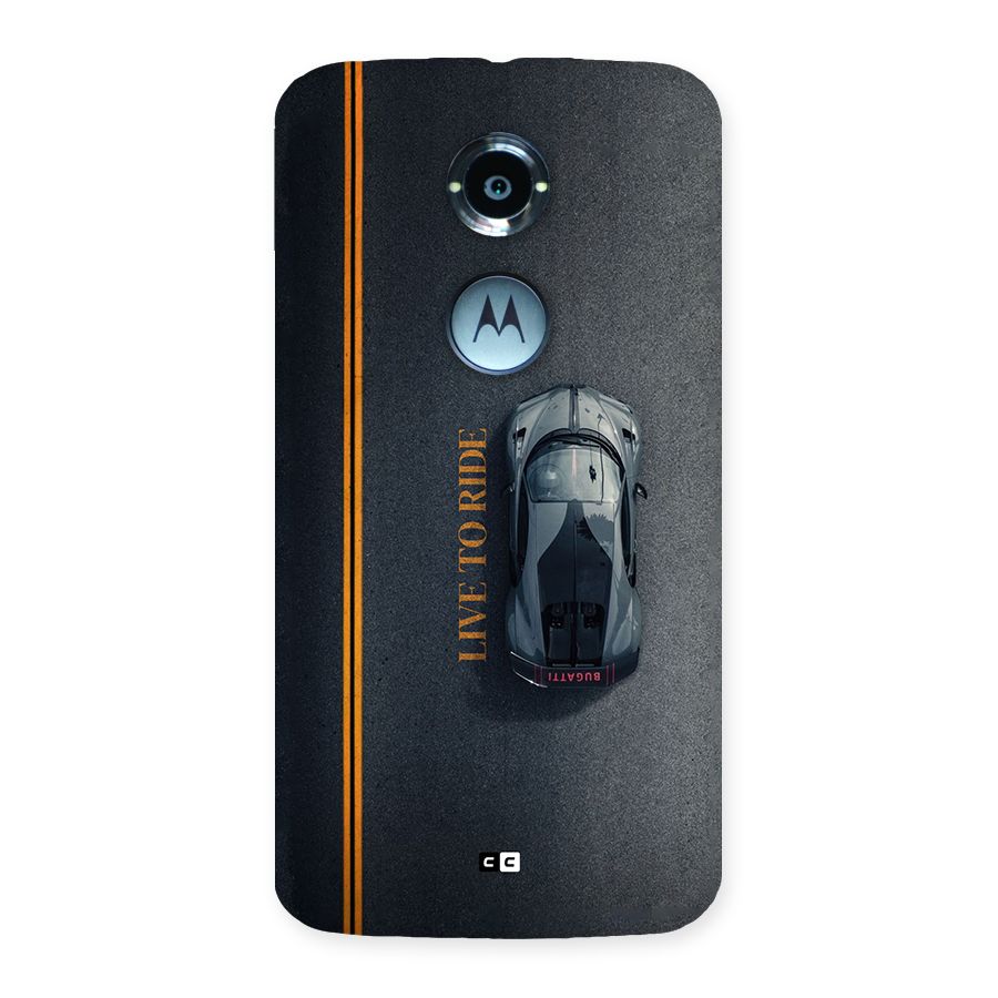 Live To Ride Back Case for Moto X2