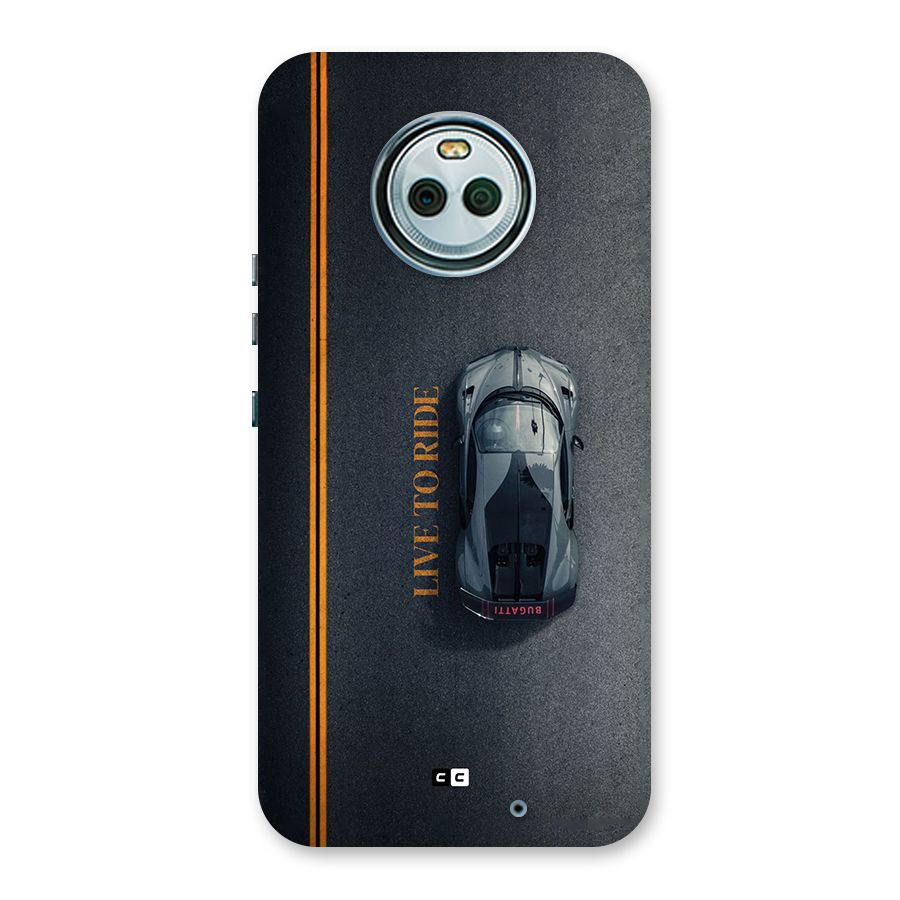 Live To Ride Back Case for Moto X4