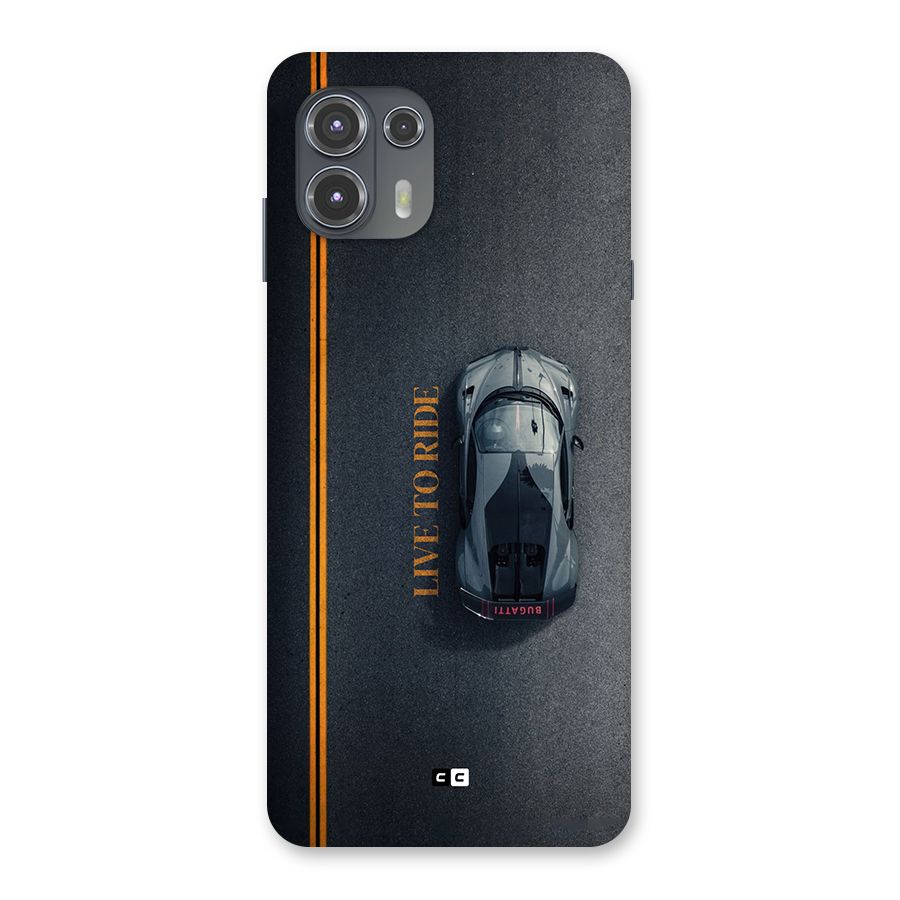Live To Ride Back Case for Motorola Edge 20 Fusion