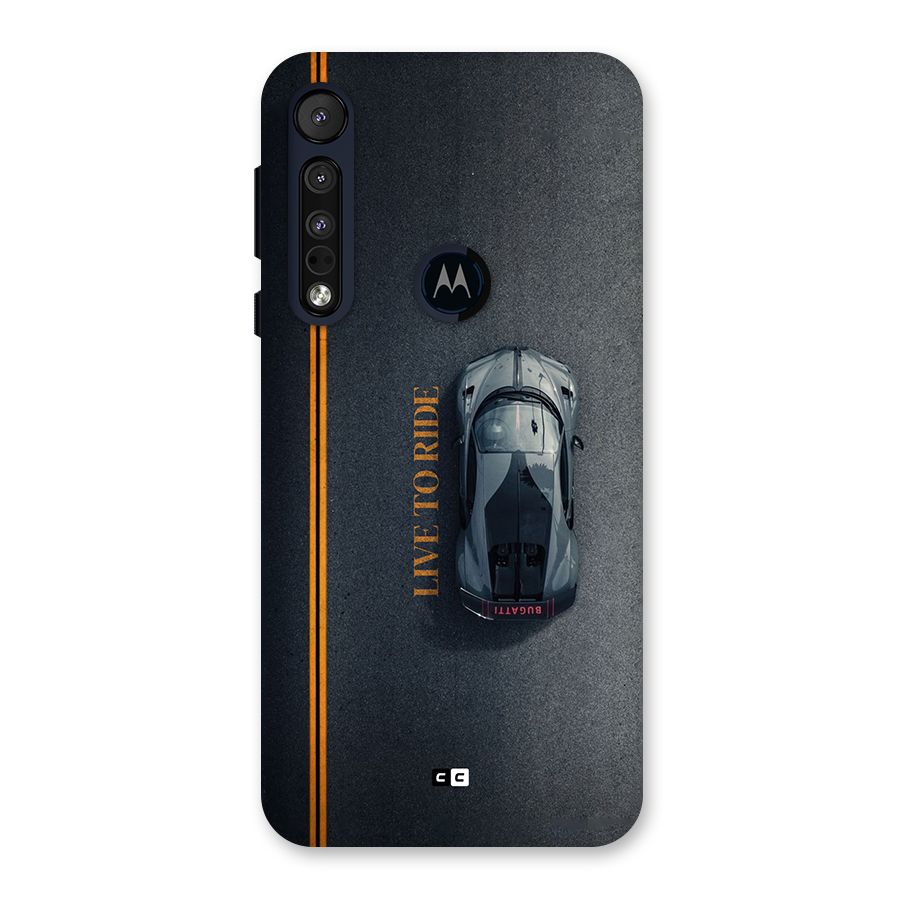 Live To Ride Back Case for Motorola One Macro