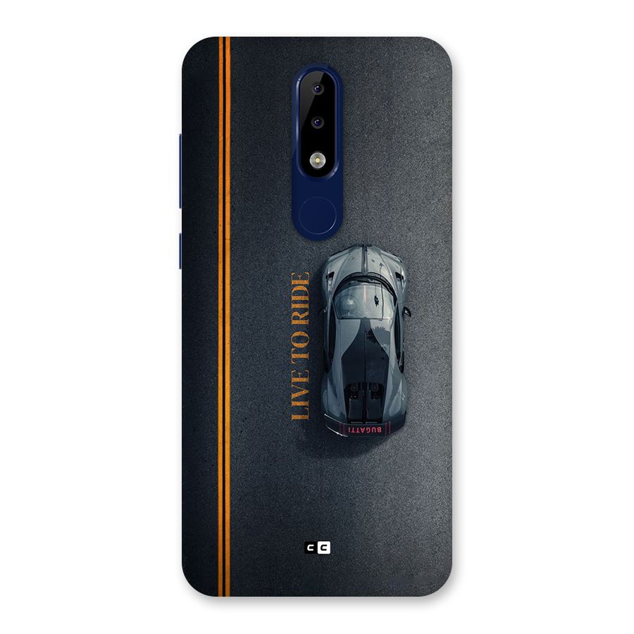 Live To Ride Back Case for Nokia 5.1 Plus