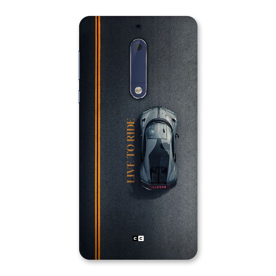 Live To Ride Back Case for Nokia 5
