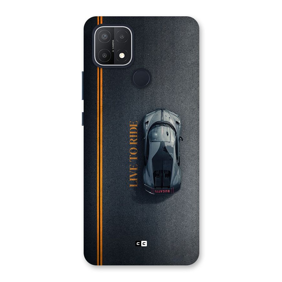 Live To Ride Back Case for Oppo A15