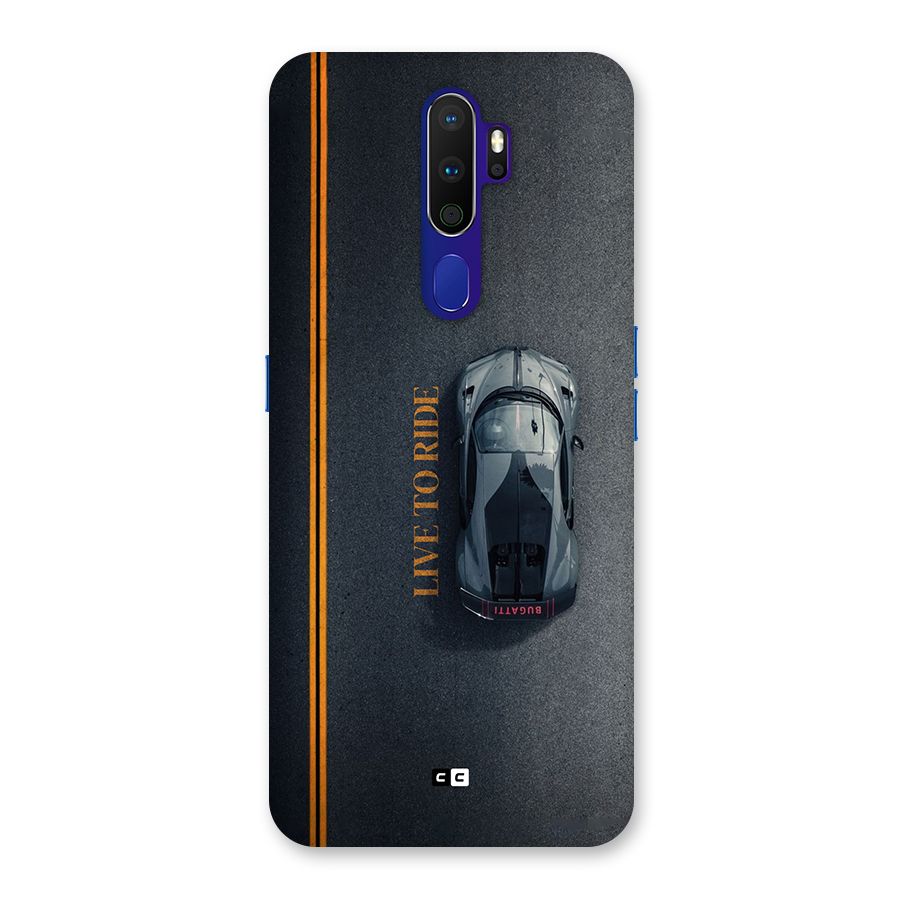 Live To Ride Back Case for Oppo A9 (2020)
