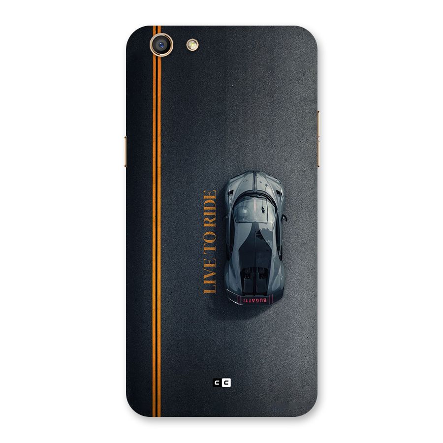 Live To Ride Back Case for Oppo F3