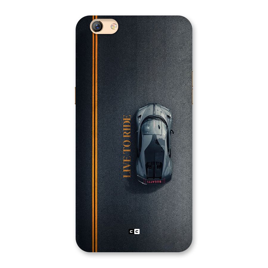 Live To Ride Back Case for Oppo F3 Plus