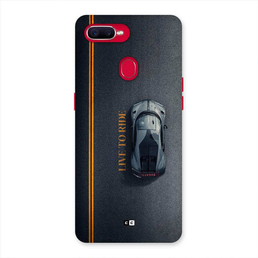 Live To Ride Back Case for Oppo F9 Pro