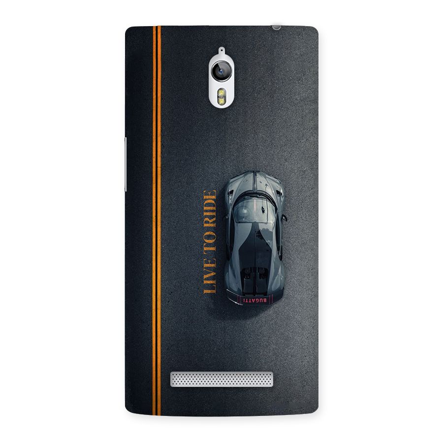 Live To Ride Back Case for Oppo Find 7