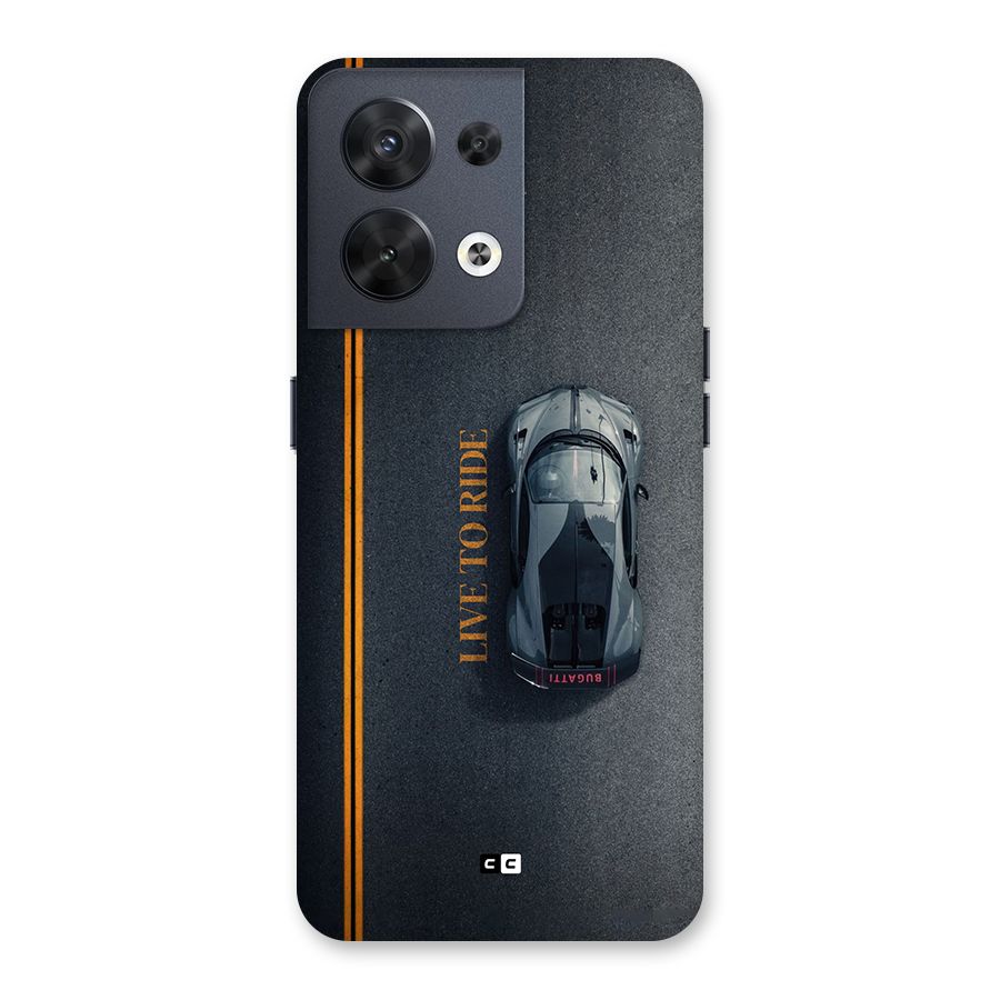 Live To Ride Back Case for Oppo Reno8 5G