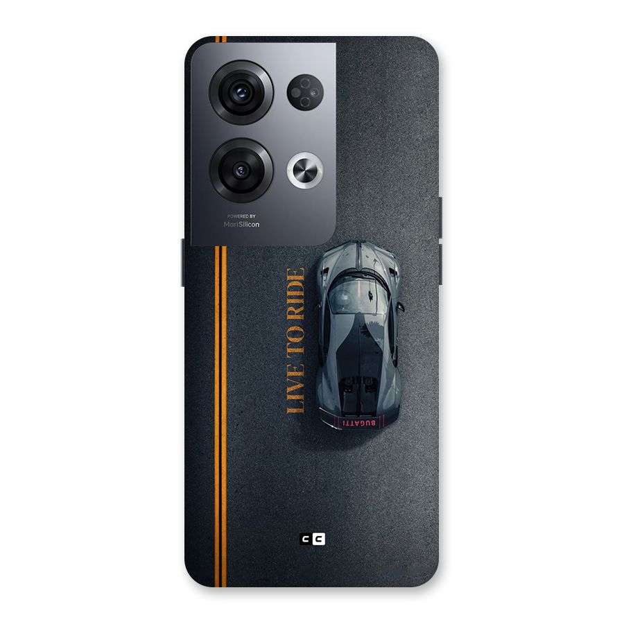 Live To Ride Back Case for Oppo Reno8 Pro 5G