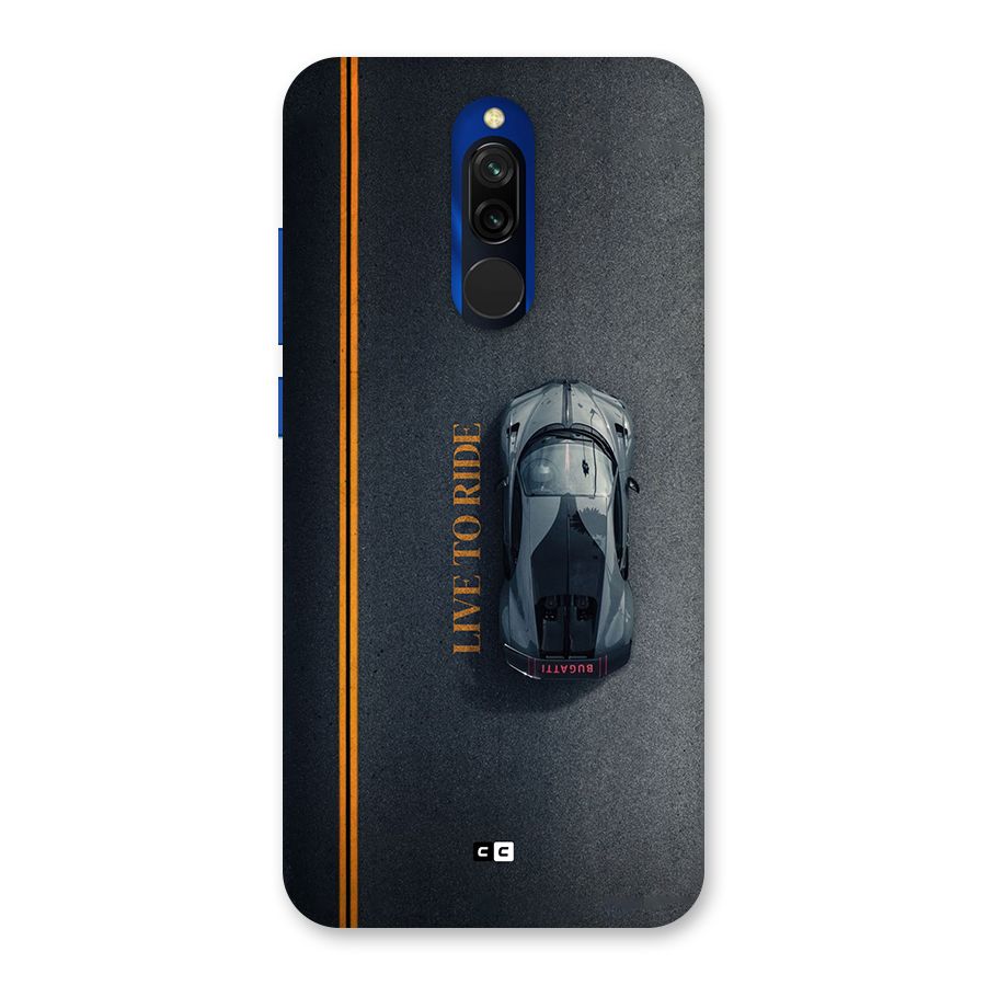 Live To Ride Back Case for Redmi 8