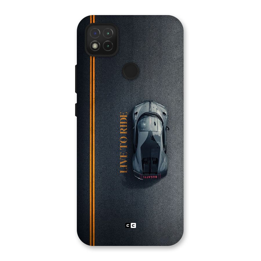 Live To Ride Back Case for Redmi 9